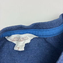 Load image into Gallery viewer, Boys Milkshake, blue marle long sleeve tee, dinosaur, FUC, size 7,  