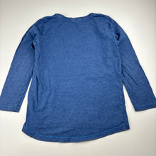 Load image into Gallery viewer, Boys Milkshake, blue marle long sleeve tee, dinosaur, FUC, size 7,  
