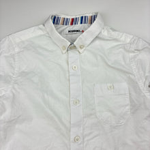 Load image into Gallery viewer, Boys MISSONI, white cotton long sleeve shirt, EUC, size 9,  