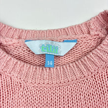 Load image into Gallery viewer, Girls Tilii, lace trim knit sweater / jumper, FUC, size 14,  