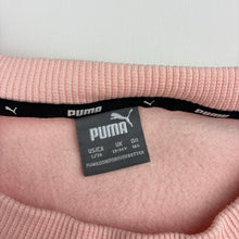 Load image into Gallery viewer, Girls PUMA, fleece lined sweater / jumper, mark front left sleeve, FUC, size 13-14,  
