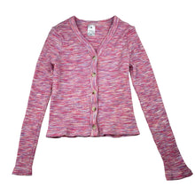 Load image into Gallery viewer, Girls Target, ribbed button up long sleeve top, GUC, size 8,  