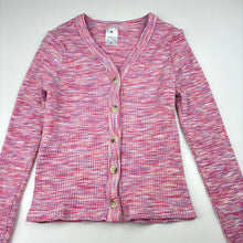 Load image into Gallery viewer, Girls Target, ribbed button up long sleeve top, GUC, size 8,  