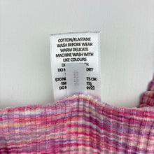 Load image into Gallery viewer, Girls Target, ribbed button up long sleeve top, GUC, size 8,  