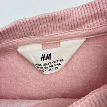 Load image into Gallery viewer, Girls H&amp;M, fleece lined flip sequin unicorn sweater, FUC, size 4,  