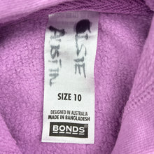 Load image into Gallery viewer, Girls Bonds, fleece lined zip hoodie sweater, GUC, size 10,  