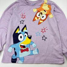 Load image into Gallery viewer, Girls BLUEY, long sleeve pyjama top, FUC, size 6,  