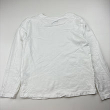 Load image into Gallery viewer, Unisex Anko, white cotton long sleeve tee / top, FUC, size 6,  