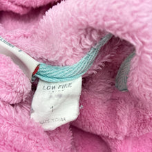 Load image into Gallery viewer, Girls Tweet Twoo, pink fleece dressing gown / bath robe, FUC, size 1,  