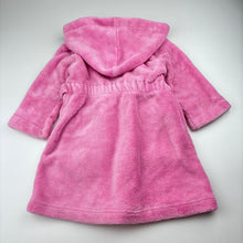 Load image into Gallery viewer, Girls Tweet Twoo, pink fleece dressing gown / bath robe, FUC, size 1,  