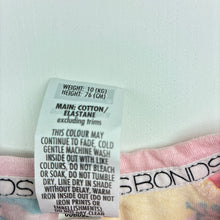 Load image into Gallery viewer, Girls Bonds, floral zip wondersuit / zippy / romper, FUC, size 0,  