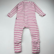 Load image into Gallery viewer, Girls Bonds, ribbed zip wondersuit / zippy / romper, FUC, size 0,  