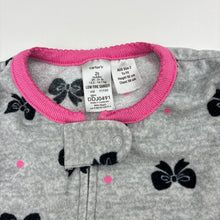Load image into Gallery viewer, Girls Carters, lightweight fleece zip coverall, FUC, size 2,  