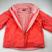 Load image into Gallery viewer, Girls Crane, dual layer jacket, detachable fleece inner, GUC, size 5,  