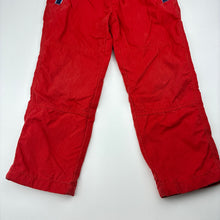 Load image into Gallery viewer, Boys Mini Boden, cotton lined pants, elasticated, Inside leg: 40cm, FUC, size 4,  