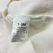 Load image into Gallery viewer, Girls embroidered, soft feel knit cardigan, EUC, size 000,  
