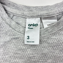 Load image into Gallery viewer, Unisex Anko, grey long sleeve pyjama top, FUC, size 3,  