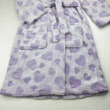 Load image into Gallery viewer, Girls Milkshake, fleece dressing gown / bath robe, GUC, size 7,  