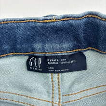 Load image into Gallery viewer, Boys GAP, soft feel lightweight denim jeans, adjustable, Inside leg: 36cm, FUC, size 3,  
