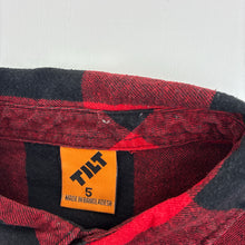 Load image into Gallery viewer, Boys Tilt, flannel cotton long sleeve shirt, FUC, size 5,  