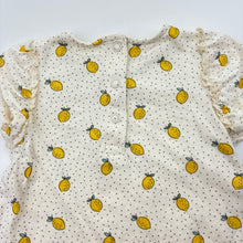 Load image into Gallery viewer, Girls Tu, cotton tee / top, lemons, EUC, size 00,  