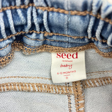 Load image into Gallery viewer, Unisex Seed, soft feel knit denim pants, elasticated, FUC, size 0,  