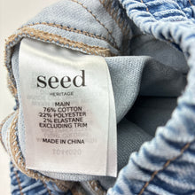 Load image into Gallery viewer, Unisex Seed, soft feel knit denim pants, elasticated, FUC, size 0,  