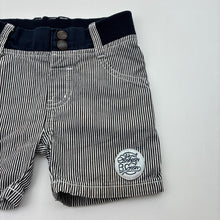 Load image into Gallery viewer, Boys Osh Kosh, striped shorts, elasticated, FUC, size 1,  