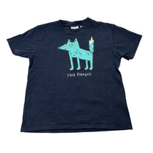 Load image into Gallery viewer, Boys Zara, navy cotton tee / top, GUC, size 4-5,  