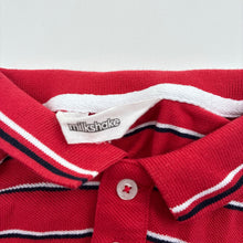 Load image into Gallery viewer, Boys Milkshake, cotton polo shirt top, dinosaur, no size, armpit to armpit: 36cm, GUC, size 7-8,  
