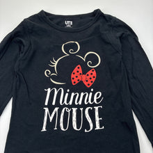 Load image into Gallery viewer, Girls Uniqlo, Disney Minnie Mouse cotton long sleeve top, FUC, size 6,  