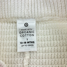 Load image into Gallery viewer, Girls Target, knitted organic cotton pants, elasticated, EUC, size 1,  