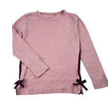 Load image into Gallery viewer, Girls Mango, pink ribbed long sleeve top, GUC, size 7,  