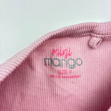 Load image into Gallery viewer, Girls Mango, pink ribbed long sleeve top, GUC, size 7,  