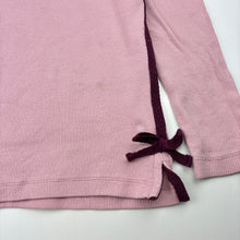 Load image into Gallery viewer, Girls Mango, pink ribbed long sleeve top, GUC, size 7,  