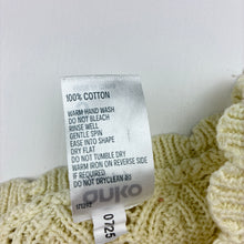 Load image into Gallery viewer, Girls Anko, cream knitted cotton dress, GUC, size 5, L: 63cm
