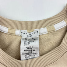 Load image into Gallery viewer, Girls MAX STUDIO KIDS, lightweight sweater / long sleeve top, GUC, size 8,  