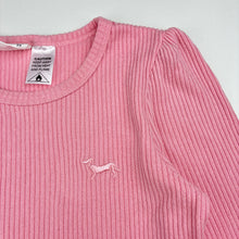 Load image into Gallery viewer, Girls Peter Alexander, ribbed stretchy long sleeve pyjama top, FUC, size 8,  