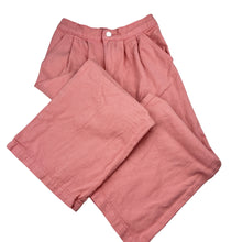 Load image into Gallery viewer, Girls Target, pink denim wide leg pants, elasticated, Inside leg: 44cm, EUC, size 7,  