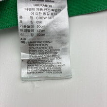 Load image into Gallery viewer, Unisex Adidas, green track pants, elasticated, Inside leg: 28cm, GUC, size 2,  