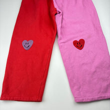 Load image into Gallery viewer, Girls 1st BLUE, fleece lined pants, elasticated, Inside leg: 46cm, FUC, size 7-8,  