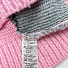 Load image into Gallery viewer, Girls KDS, pink knit sweater / jumper, unicorn, FUC, size 2-3,  