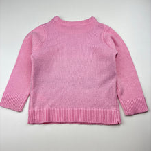 Load image into Gallery viewer, Girls KDS, pink knit sweater / jumper, unicorn, FUC, size 2-3,  
