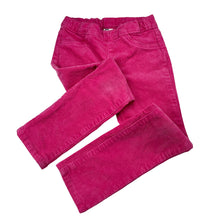 Load image into Gallery viewer, Girls H&amp;M, skinny fit stretch corduroy pants, adjustable, Inside leg: 39cm, FUC, size 4,  