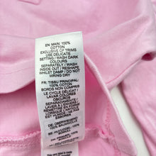 Load image into Gallery viewer, Girls JoJo Maman Bebe, pink cotton long sleeve top, marks back right elbow, FUC, size 4-5,  