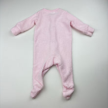 Load image into Gallery viewer, Girls Target, pink terry coverall / romper, EUC, size 0000,  
