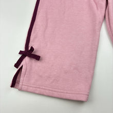 Load image into Gallery viewer, Girls Mango, pink fleece lined pants, elasticated, Inside leg: 29cm, FUC, size 2,  