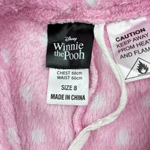 Load image into Gallery viewer, Girls Disney, Winnie the Pooh fleece pyjama pants / bottoms, GUC, size 8,  