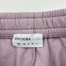 Load image into Gallery viewer, Girls DECJUBA KIDS, fleece lined track pants, elasticated, Inside leg: 55cm, Sz: XXS, GUC, size 6,  
