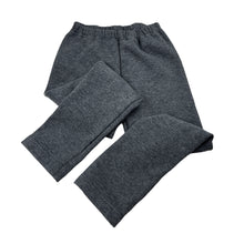 Load image into Gallery viewer, Girls Uniqlo, grey fleece lined pants, elasticated, Inside leg: 41cm, GUC, size 4,  